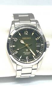 48時間限定値下げ中【B】【13138】☆★SEIKO セイコー　プロスペックス アルピニスト SBDC115/6R35-01B0 グリーン　自動巻き　現状品☆★