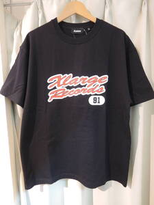 X-LARGE XLARGE エクストララージ XLARGE RECORDS CLASSIC LOGO S/S TEE ブラック Lサイズ 人気商品 送料￥230～ 再値下げ！