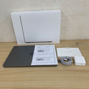 美品 ノートパソコン Apple MacBook Air 13.6型 SPG/8C CPU/8CGPU/8GB/256GB MLXW3J/A バッテリー最大容量100% ノートPC・パソコン