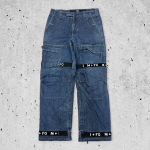 MARITHE FRANCOIS GIRBAUD SHUTTLE PANTS INDIGO BLUE マリテフランソワジルボー ジーンズ インディゴ ブルー 【Vintage】【古着】