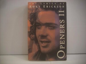 ● ペーパーバック 書籍 本 THE LYRICS OF ROKY ERICKSON / OPENDERS Ⅱ ロッキーエリクソン 歌詞集 1995年 2 13 61 ◇r60427