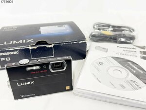 Panasonic パナソニック LUMIX ルミックス DMC-FP8 ブラック コンパクト デジタルカメラ 説明書 箱付 動作未確認 17750O5-10