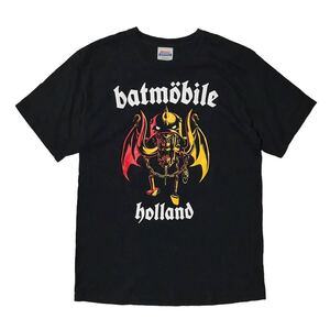 BATMOBILE Tシャツ M 黒 バンドT サイコビリー ロカビリー ネオロカビリー ロックT ミュージック 50s クリームソーダ Motorhead オマージュ