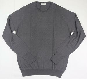 新品 John Smedley　ジョンスメドレー 最高級シーアイランドコットン・メリノウール　 Lサイズ 