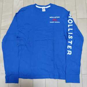 Hollister ホリスター 長袖 ロンT Tシャツ ブルー 青 XL
