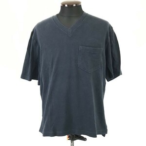 Paul Smith/ポールスミス☆半袖ポケットTシャツ【メンズMA(M-L相当/navy】日本正規代理店タグ/ポルタ92/コットン/Tops/Shirts◇cBH837