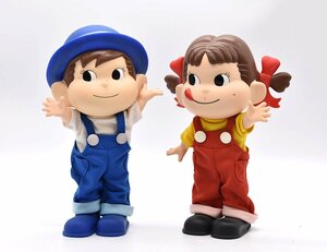 ●中古　FUJIYA　不二家　ペコちゃん　ポコちゃん　フィギュア　非売品　2体セット