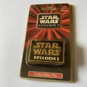 米国ピンバッジ「スターウォーズ・エピソードⅠ（STAR WARS EPISODE Ⅰ／Collectible Pin）」Made in China／未使用 