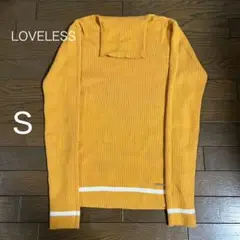 【LOVELESS】コットンカシミヤリブタートル