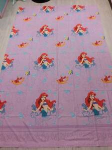 ディズニー リトルマーメイド アリエル ビンテージ シーツ 生地 布 VINTAGE USA Disney ハンドメイド リメイク The Little Mermaid