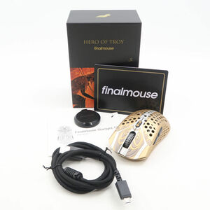 美品 FINALMOUSE ファイナルマウス Starlight12 Achilles マウス ワイヤレス Sサイズ HD28W1