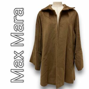 TK90 Max Mara マックスマーラ　コート　ウール　カシミヤ　美品　ブラウン　