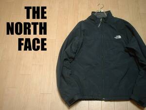 90sビンテージTHE NORTH FACEシェルドシンチラジャケットXL黒ブラック正規ノースフェイスナイロンシェルフリースライナー中綿ブルゾン