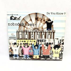 F06262 CD nobodyknows + Do You Know? Sony Music innocent word/以来絶頂/ススミダス/熱帯夜/ココロオドル/センチメンタルバス 他