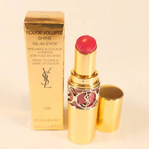 未使用★YSL イヴ サンローラン ルージュ ヴォリュプテ シャイン 106 PLUM 口紅