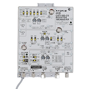 マスプロ CATV・BS・CSブースター 40dB型 10BCAW40S [管理:1000020071]