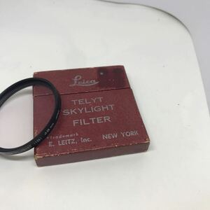 Leica　200ｍｍテリート用スカイライトフィルター　kenko製　４８ｍｍ　NYLeitz　箱付き