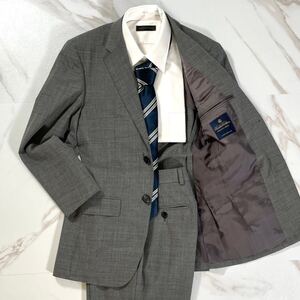 美品 着心地抜群◎ ストレッチ Brooks Brothers ブルックスブラザーズ シングルスーツ セットアップ グレー 灰色　メンズ