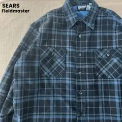 USA SEARS Fieldmaster ビンテージ　キルティング　ネルシャツ