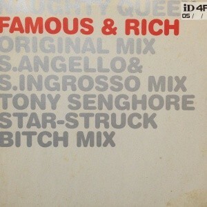 12inchレコード　NAUGHTY QUEEN / FAMOUS & RICH