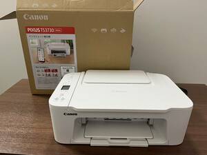 Canon PIXUS TS3730　インクジェット複合機　プリンター　通電確認済み　箱　取扱説明書　保証書付き