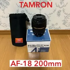 TAMRON AF18-200mm F3.5-6.3 XR レンズ