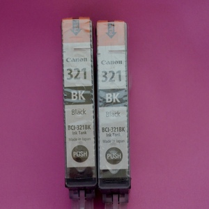 【新品未開封品】Canon インクタンク BCI-321BK ブラック 2本セット