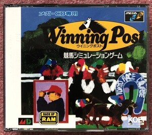 競馬シミュレーションゲーム ウイニングポスト (Winning Post) 光栄 (KOEI) メガＣＤ (MEGA-CD) 【T-76044】 (1993年)