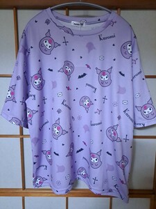 新品 未使用 SANRIO　クロミ　３L　４L　 半袖 Tシャツ 大きめ カットソー レディース ビックシルエット　送料無料 即決 お化け　十字架