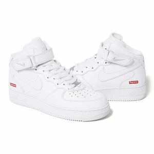 【27.5cm】Supreme Nike Air Force 1 Mid シュプリーム × ナイキ エアフォース1 ミッド FW24 2024fw 新作 white ホワイト 白 fall winter