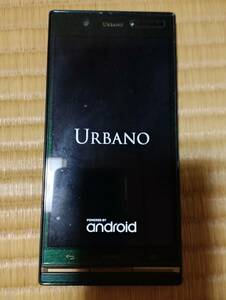 URBANO V03 ブリティッシュグリーン スマートフォン 本体