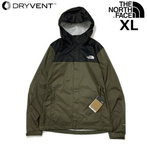 1円～!売切!【正規新品】THE NORTH FACE◆VENTURE 2 JACKET マウンテンパーカー US限定 DRYVENT 撥水 防水 登山(XL)緑 カーキ 180915-55