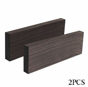 2ピース　材木　黒檀　エボニー　銘木　DIY ハンドメイド　素材　木材　端材 