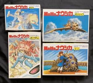 ■貴重品■4種　風の谷のナウシカ　王蟲　ガンシップ　メーヴェ　旅立ち　ツクダオリジナル　バンダイ プラモデル