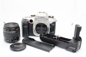 ■美品■キヤノン Canon EOS 55 EYE CONTROL レンズセット バッテリーパック付き フィルム一眼レフ ボディ Body #Z3549