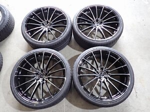 YS10811【送料無料255/30R21】RAYS レイズ WALTZ A&N カスタム30系アルファード ヴェルファイア 中古夏タイヤ■21×9J 114.3/5H ET30■