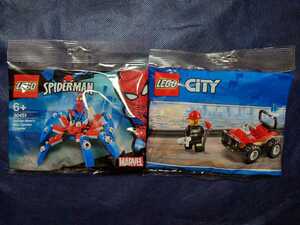 レゴ LEGO 30451 スパイダーマン & 30361 消防士