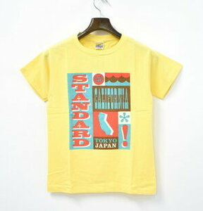 STANDARD CALIFORNIA スタンダードカリフォルニア JEFF for SD T ジェフ・カンハム グラフィックプリントTシャツ XS イエロー T-SHIRTS TEE