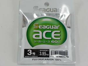 新品◆45％引き★送料無料◆クレハ シーガーエース3号 60ｍ◆定価（￥2420税込）◆60メートル　ハリス■リーダー　フロロカーボンライン