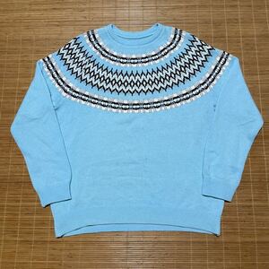 22aw uniform experiment NORDIC CREWNECK KNIT ユニフォーム エクスペリメント ノルディック ニット セーター 3 L soph