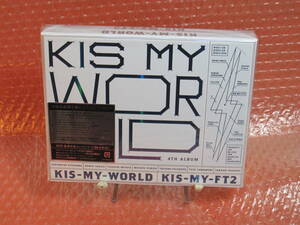 送無/匿名★未開封★ 【 初回限定盤A 2CD+DVD 】Kis-My-Ft2 　[ KIS-MY-WORLD ] AVCD93171 キスマイ