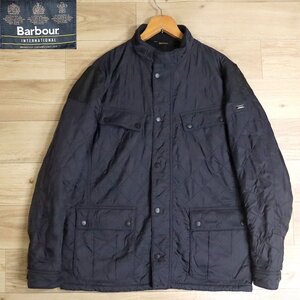 =4R/R1.16-4　Barbour　INTERNATIONAL　バブアー　Polar Quilts　ポーラーキルト　キルティングジャケット　裏フリース　ユーロ古着