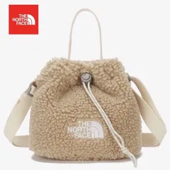 THE NORTH FACE ノースフェイス キッズ フリースバケット クロスバッグ ショルダーバッグ 巾着バッグ かばん ベージュ色 海外限定