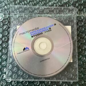 ◎(518-24) Macromedia DREAMWEAVER3 FIREWORKS3 日本語版 HybridCD ディスクのみ