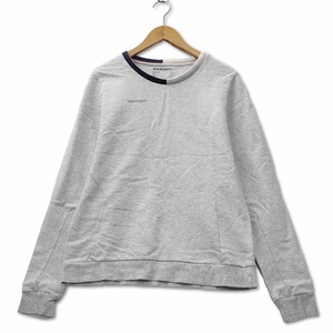 マムート MAMMUT ML Crew Neck ロゴプリント スウェット シャツ M 杢グレー メンズ