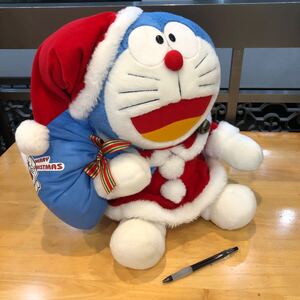 動作未確認　ビッグサイズ　ドラえもん　サンタ　クリスマス　オフィシャル　ぬいぐるみ 