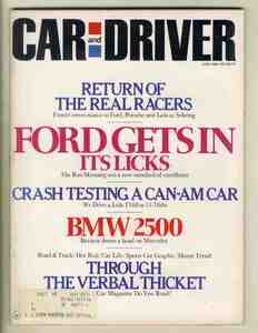 【c9258】69.6 CARandDRIVER／セブリング12時間、マスタング BOSS 302、MG-C、チェッカーマラソン、HRG、...