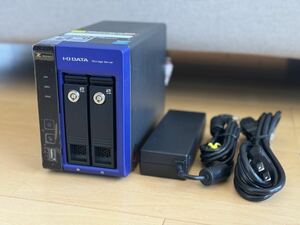 稼働OK IO DATA LANDISK HDL-Z2WL4I2 2TB×HDD 鍵あり