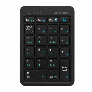 テンキーパッド MOBO Tenkey Pad 2 Duo ブラック Win Mac対応 有線 無線 Bluetooth