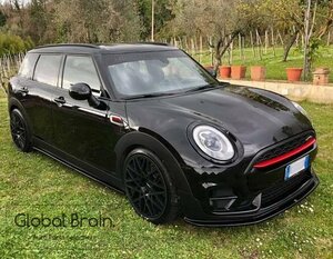 ミニ ジョンクーパーワークス クラブマン JCW F54 フロント リップ スポイラー/ フロント スプリッタ― アンダー エプロン ディフューザー